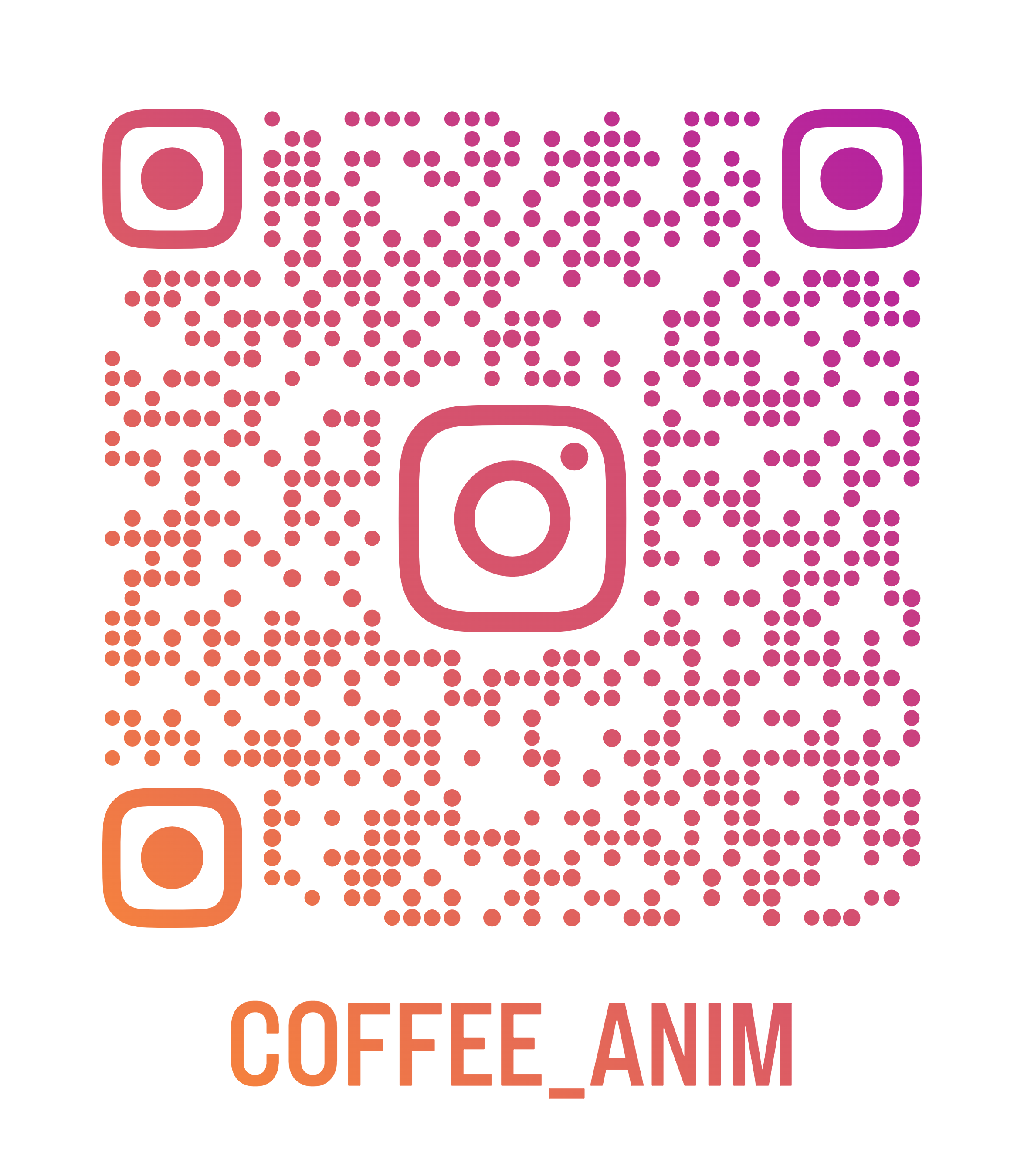 ANIM 인스타그램 QR 코드